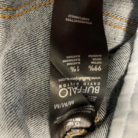 Buffalo David Bitton Boys Truckers Jacket XL Blue Denim - Picture 5 of 8